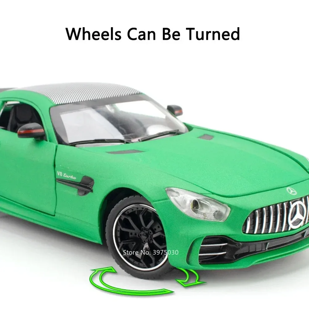 1:24 GTR EVO Model Zabawka Supercar Metalowy Odlewany Model Samochodu Sportowego z Efektem Sprayu Otwierane Drzwi Napęd na Sprężynę Dźwięk Światło Kolekcja Modeli dla Dzieci