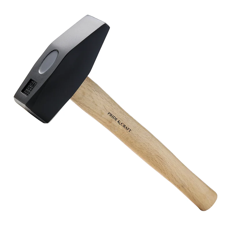 Martillo de trineo largo con cabeza de piedra de estonamiento, mango de madera, 6-20LB