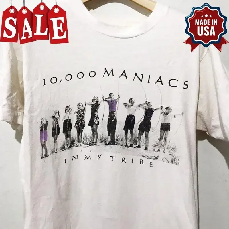 New 10000 maniacs Band In My Tribe  Men S 235XL T Shirt