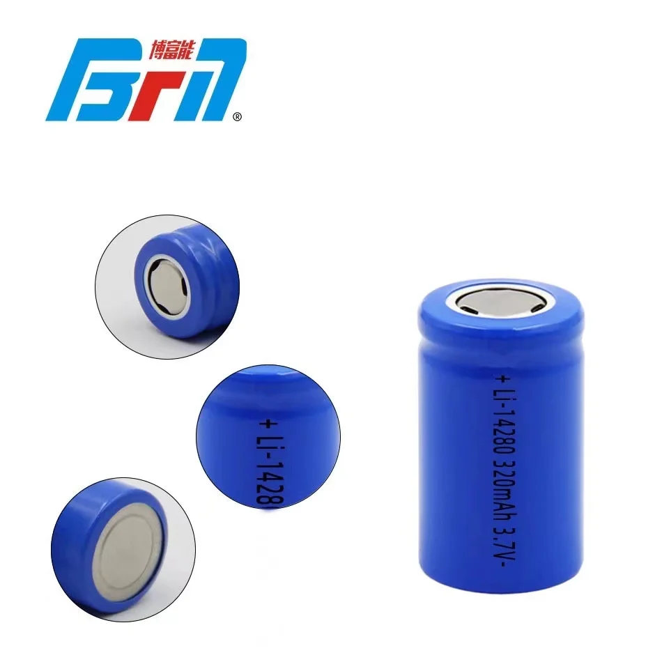 buy more will cheap 3.7V lithium battery pack with 320mAh DC14280 cells and sufficient capacity with protective board