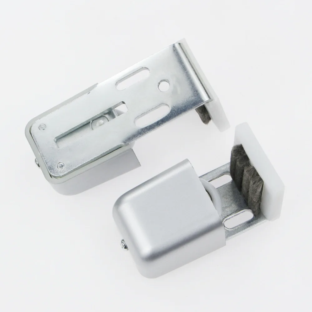 Sliding Door Guide Rail For Zk Framed Glass Door Automatic Systems Adjustable Positioning Hardware Anti Wobble