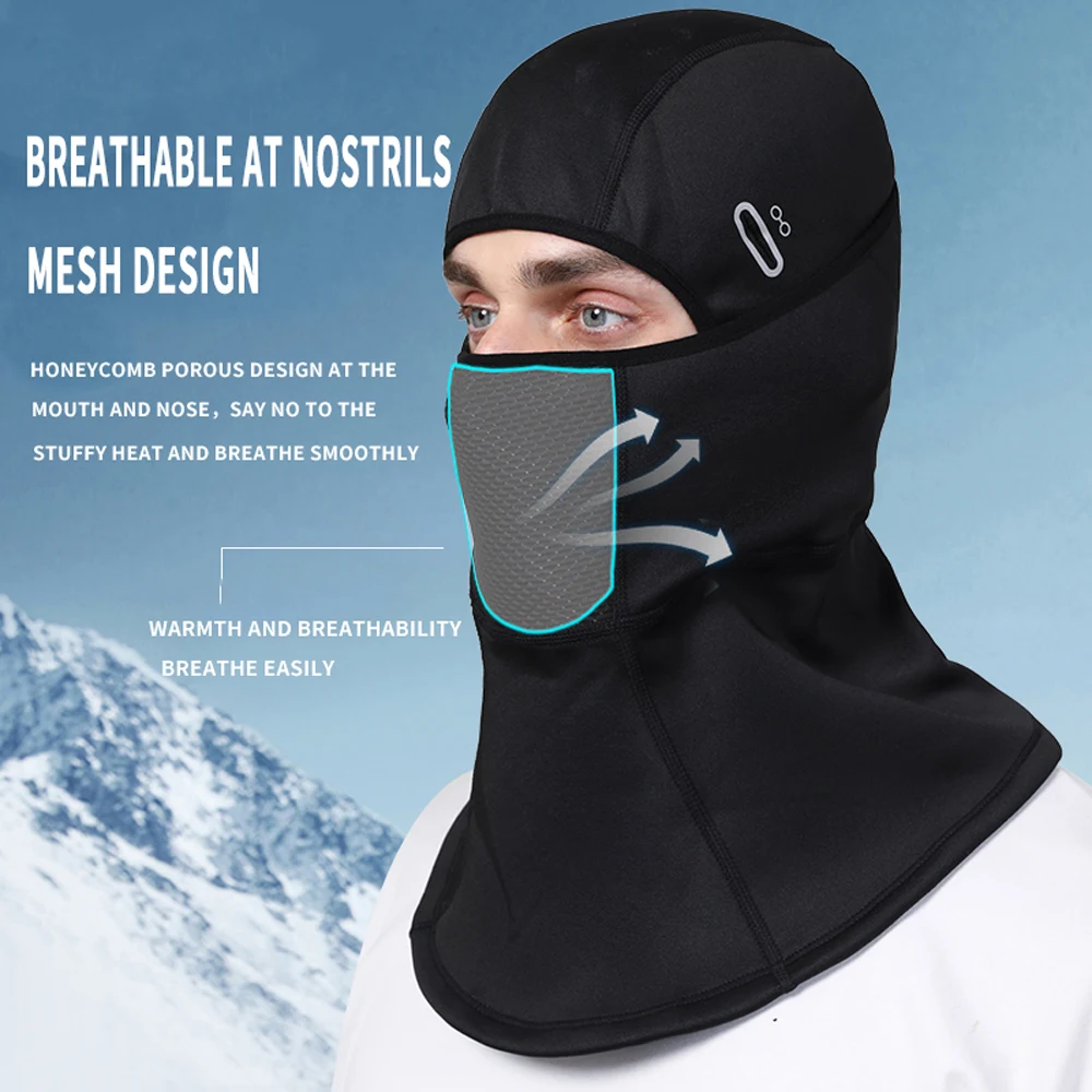 Windproof Balaclava Winter Face Mask and Neck Warmer for Skiing  Cycling, Motorcycle, Snowboarding Thermal and Breathable Cold W