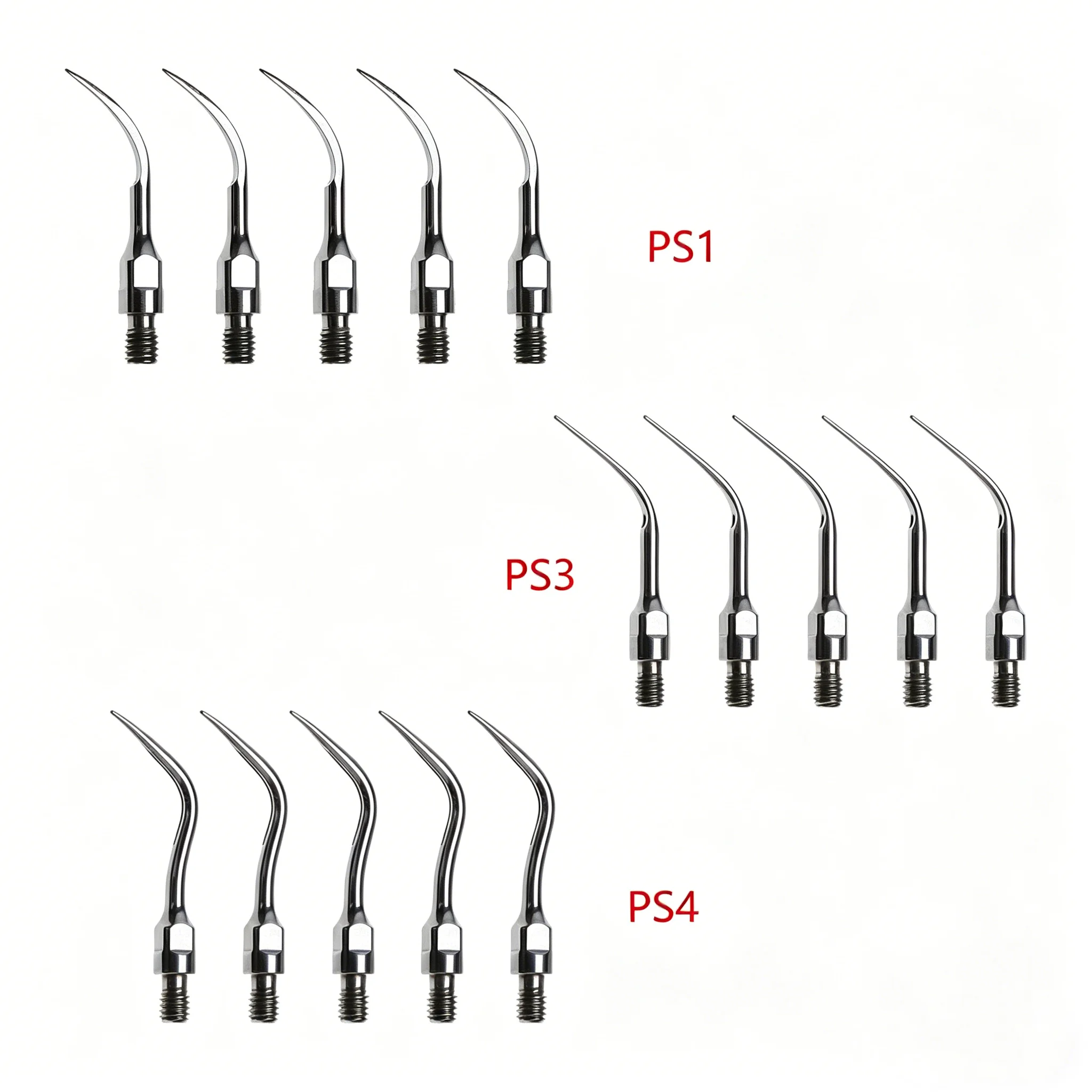 

5pcs Dent Ultrasonic Scaler Scaling Perio Tips Fit SIRONA PS1 PS3 PS4