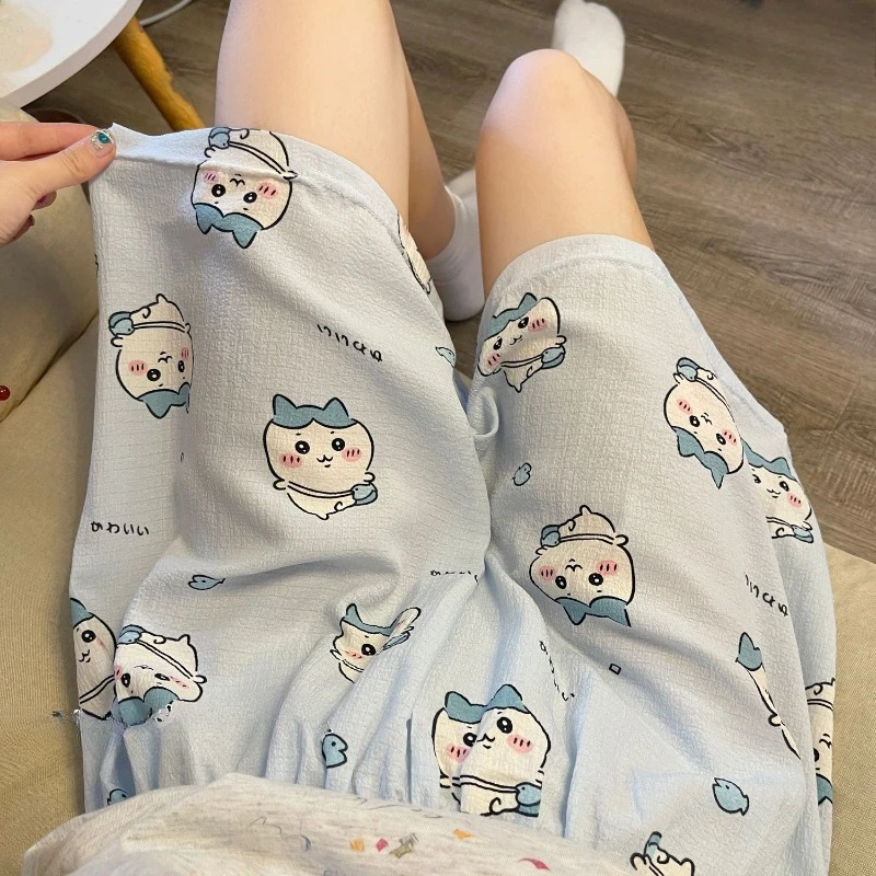 

Chiikawa Hachiware Usagi anime peripheral cartoon cute summer thin short style girls home dormitory can be worn outside pajamas