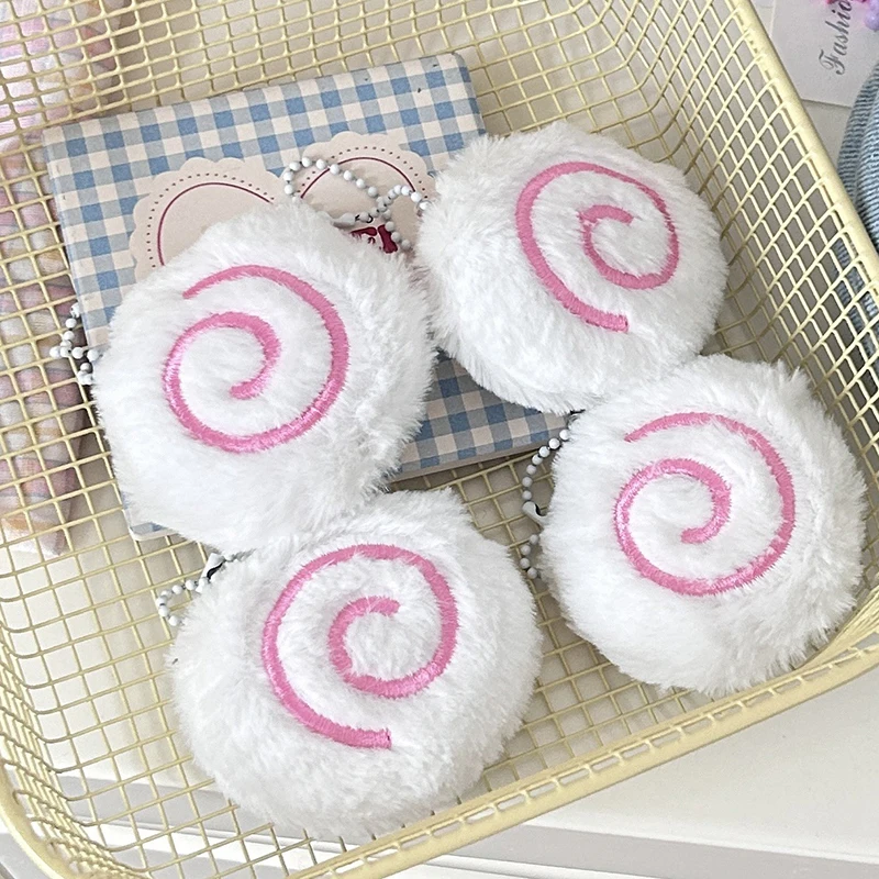 1 pièce Porte-clés en peluche créatif en forme de poisson, pendentif de dessin animé mignon, breloque pour femmes et filles, accessoires de décoration pour sac à dos, cadeaux