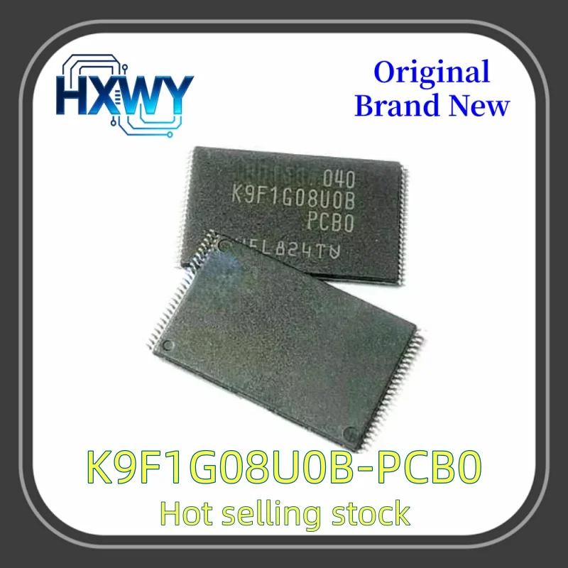 (3/10 Pieces) K9F1G08U0B-PCB0 K9F1G08U0B TSOP-48 NAND Flash Memory Factory Wholesale Cheap IC Chip Fast Shipping