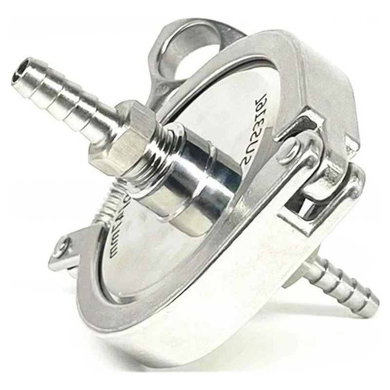BHTS-Lab Filter Holder 47Mm 50Mm Replaceable Membrane Filter For 5 Or 8 Mm Tubing With Barb Connector Interface