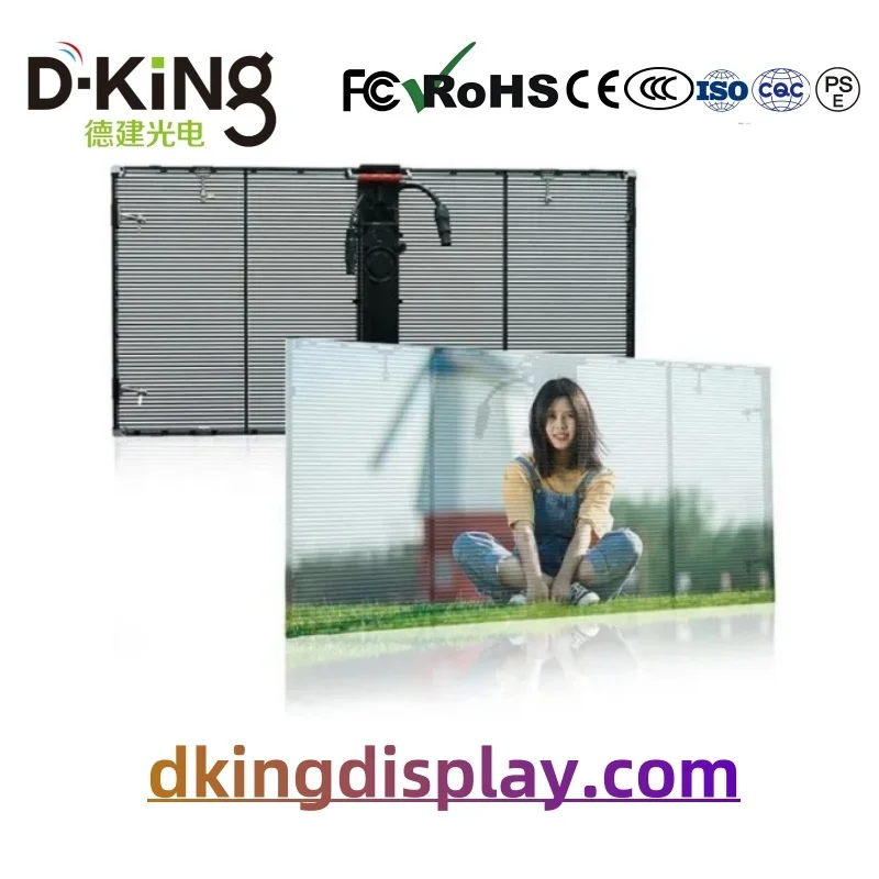 

SMD HD Outdoor P3.9 Rental Full Color Transparent LED Display 500*1000mm Pixel Screen Advertising LED Display Transparent Digita