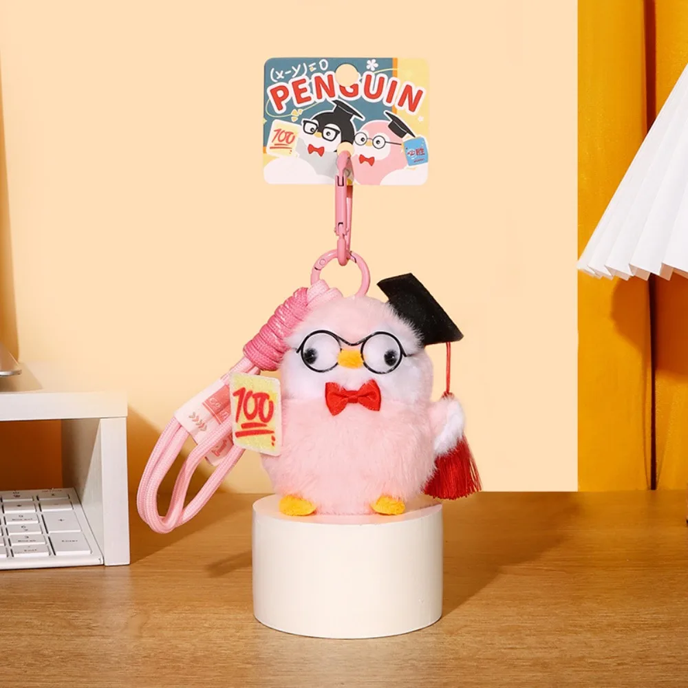 

ПП хлопок мини пингвин плюшевая кукла коллекция удобный плюшевый брелок с пингвином украшения висит пингвин мягкая игрушка брелок
