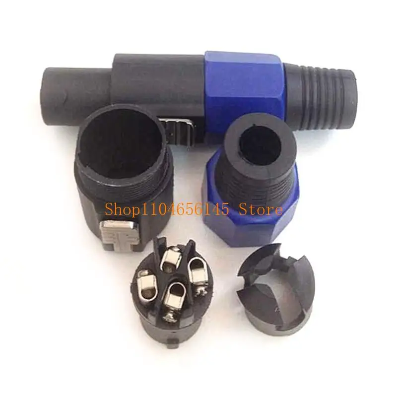 

652F Конвертер Разъем Speakon Кабельный соединитель-адаптер для NL4FC Speakon 4-полюсный штекер