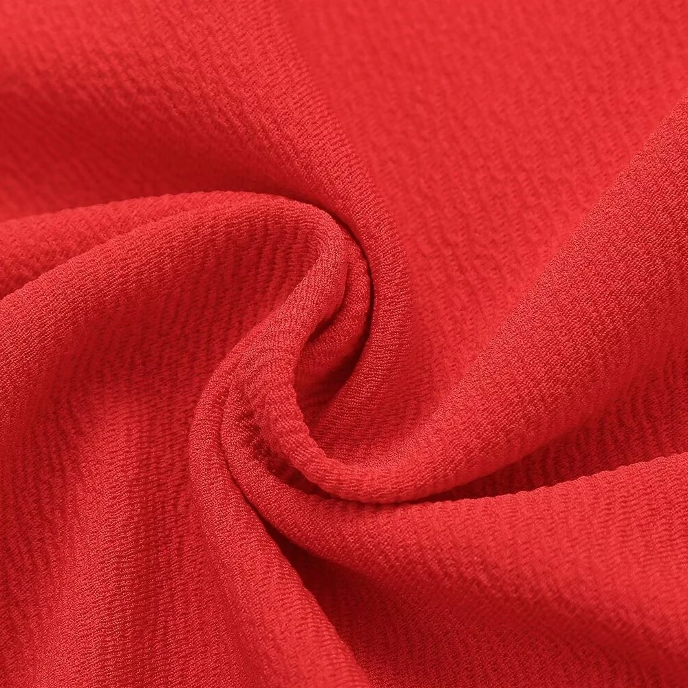 Robe de soirée élégante avec nœud papillon, Mini robe extérieure rouge, col rond, manches courtes, taille haute, robes trapèze pour femmes, 2024