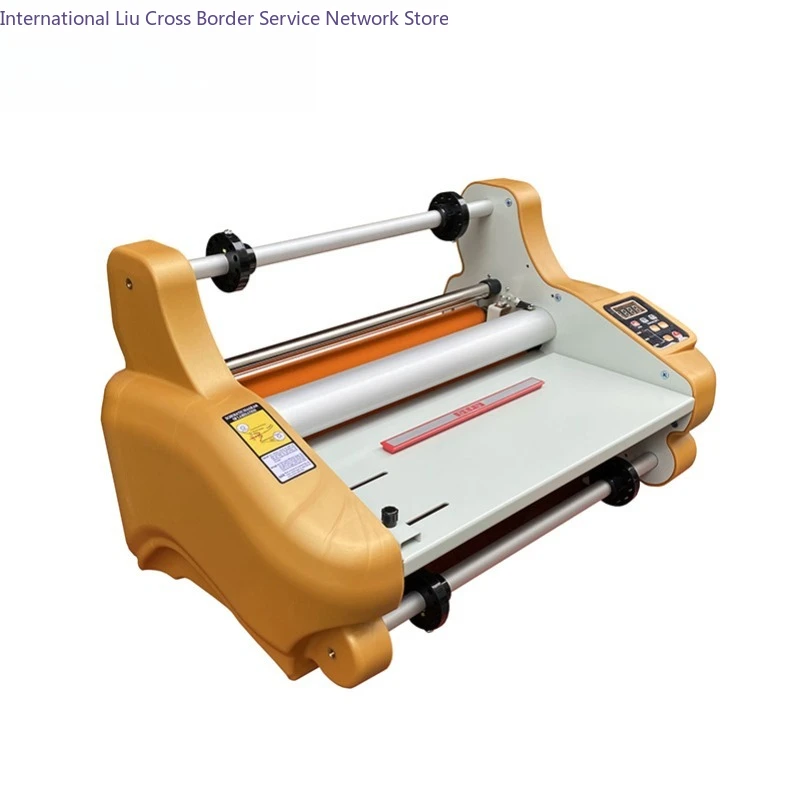 3580 electric laminating machine single-sided double-sided hot and cold dual-purpose 4-roll rapid preheating A3 pre-coating type