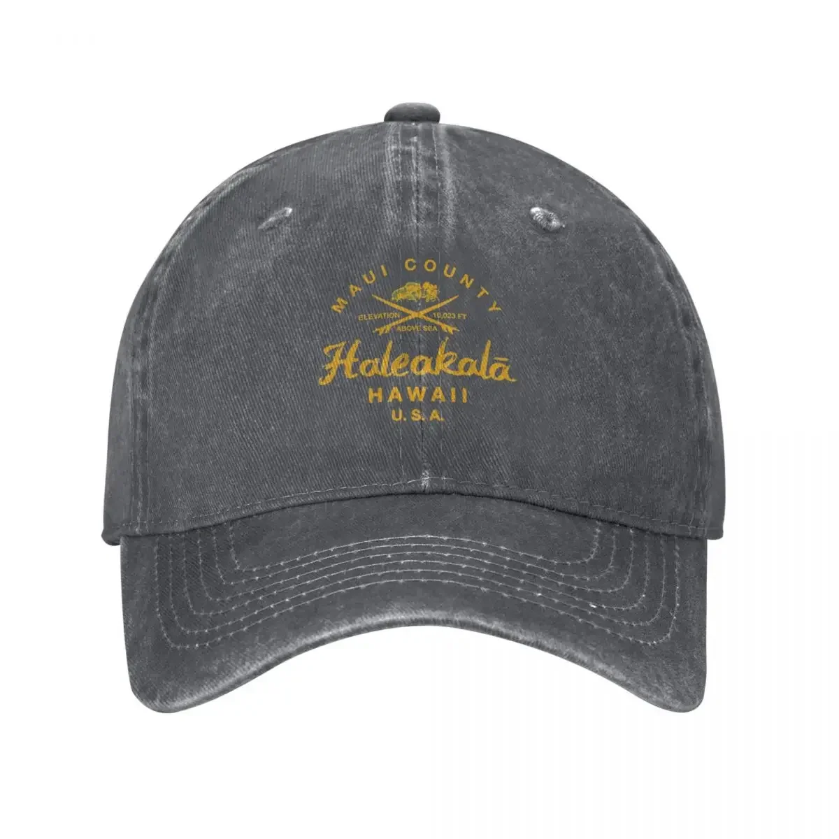 Haleakala Summit Maui Hawaii Vintage Baseball Cap Hip Hop Snap Back Hat Kids Hat New In The Hat Men Hats Women's