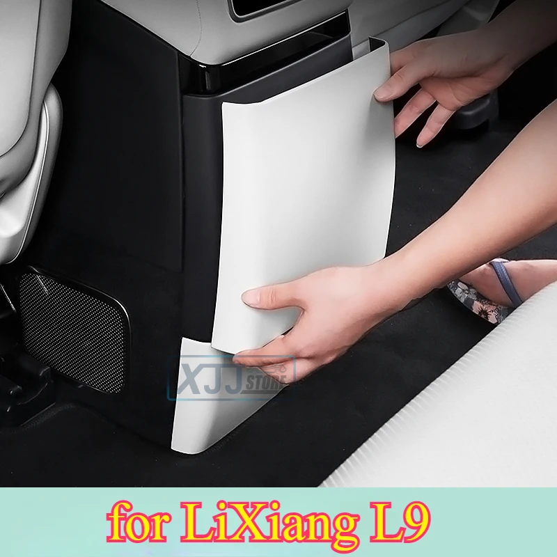 

For Ideal Li Lixiang L9 Leather Center Armrest Box Cover Rear Air Condition Vent Trim Anti Kick Protect