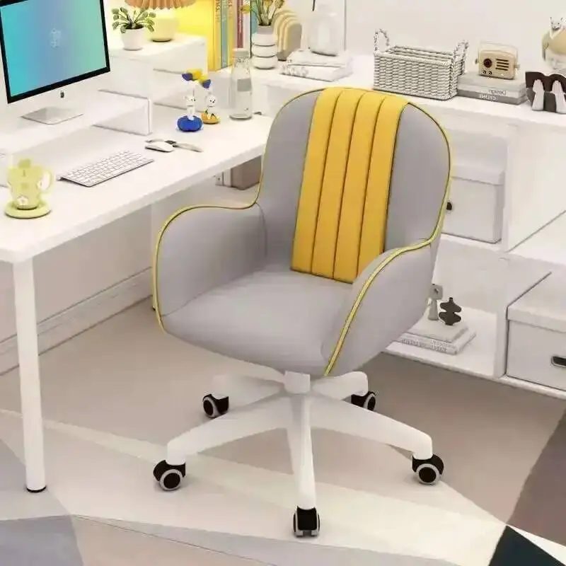 

Computer Chair Home Girls' Bedroom Chair Makeup Dormitory Writing Study Desk Sedentary Comfortable Lifting Swivel Chair