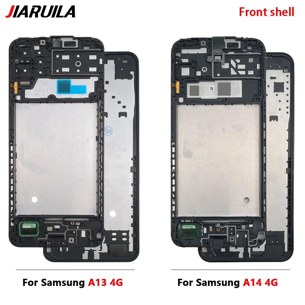 Front Housing LCD Frame Bezel Plate For Samsung A13 A14 A23 4G 5G A135 A136 A145 A146 A235 A236