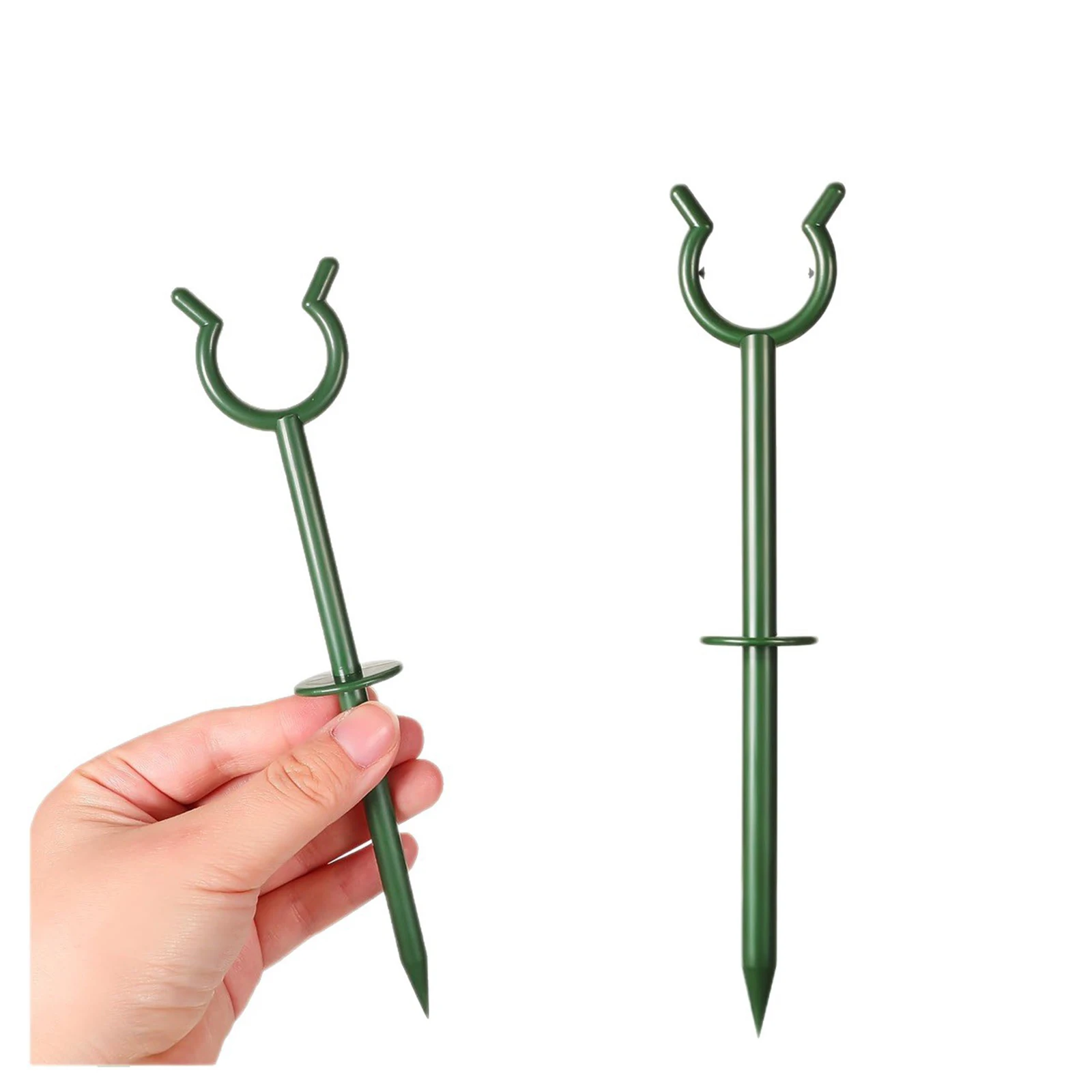 6/10/12Pcs Plastic U-shaped Garden Hose Guide Soaker Hose/Flexible Hose Stakes for Plant And Yard Protection Outdoor Landscaping