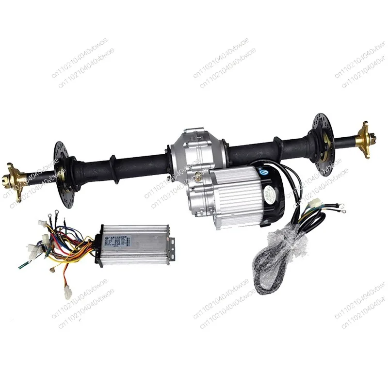 Modified parts Electric three-wheel four-wheel kart parts Differential rear axle 48V750W motor half-axle rear axle