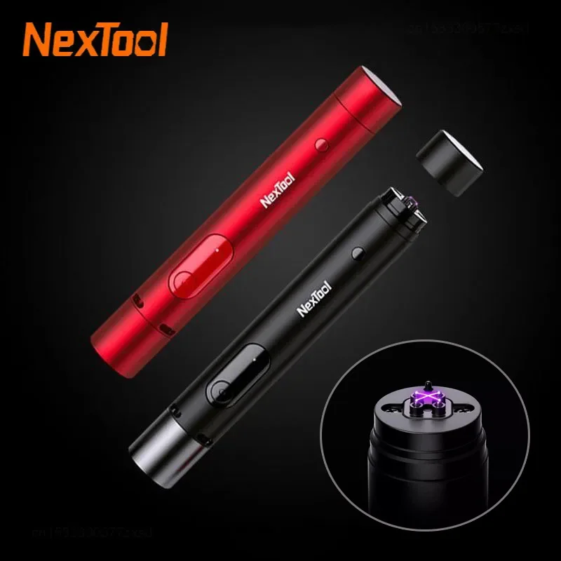 NexTool Emergency Self-defense Flashlight Electric Torch Lamp Arc Self-defense Sound Light Alarm Safety Survival Flashlight