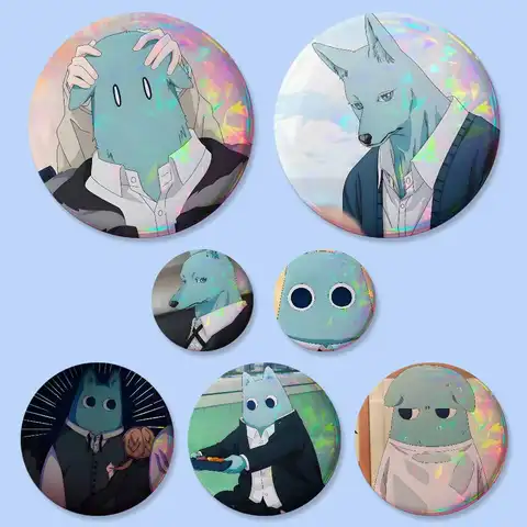 1pc Tsunagu Hidaka Anime Characters Badges Button Round Creative Pin Brooch Badge Bag Decor Accessories Fans Friends Gifts