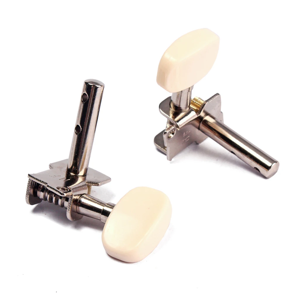 

Ukulele Tuning Pegs Machine Heads Premium Material Durable 2 Pair Flat Great Strings Classical Guitar