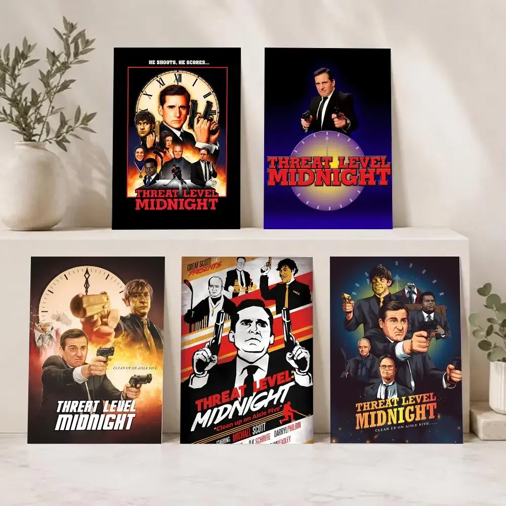 Funny Retro Film T-Threat Level Midnight Poster Series HD Wall Living Room Home Decor Gift