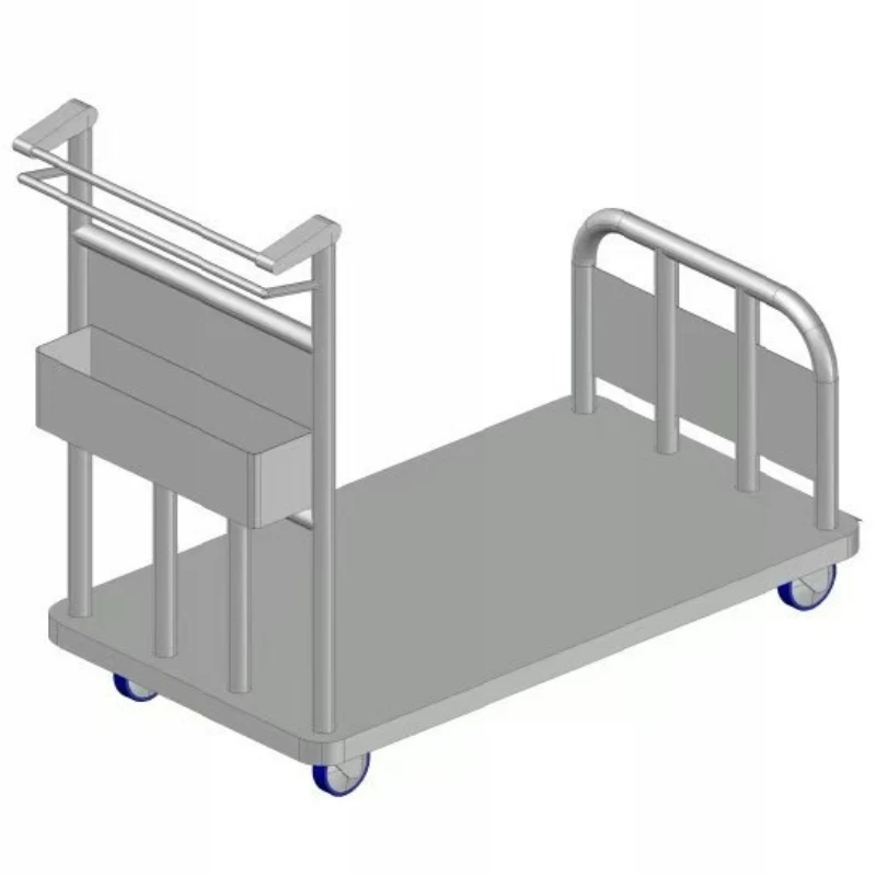 

Stainless steel trolley warehouse trolley airport luggage trolley logistics
