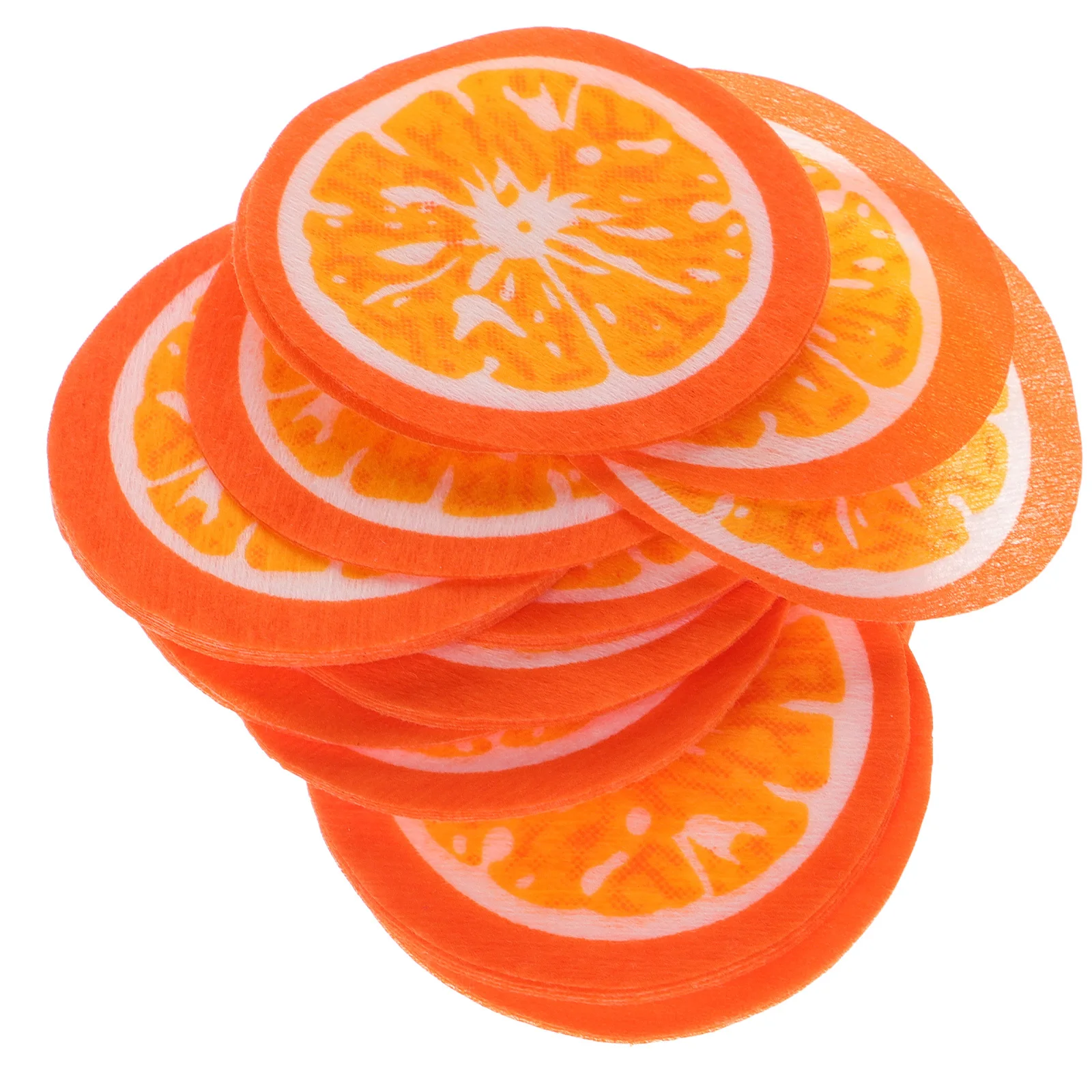 

50Pcs Orange Pattern Face Neck Mask Sheets Moisturizing Spa Facial Skin Care Paper Sheet for Hydration Lip Mask Sheet