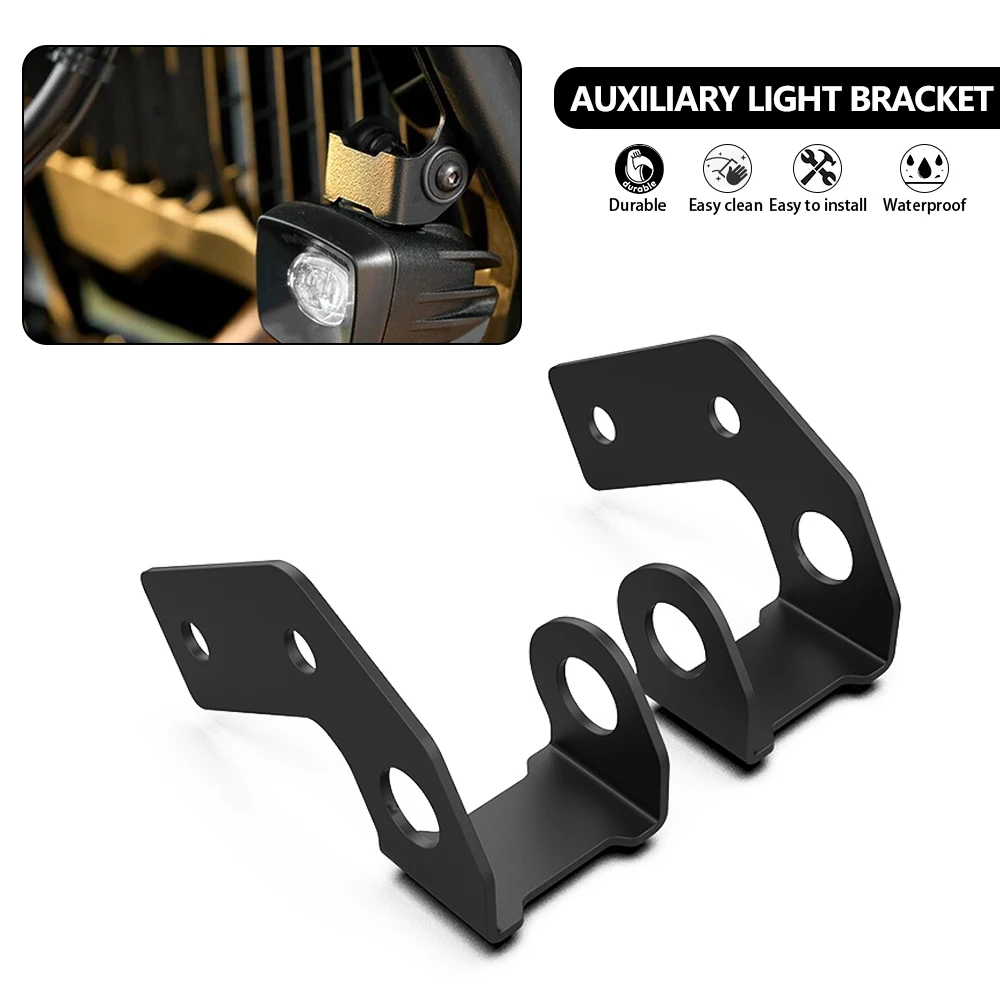 

New Motorcycle Auxiliary Light Mount Holder Lower Fog Lamp Bracket For YAMAHA Tenere 700 World Raid T700 WORLD RAID 2024 2025