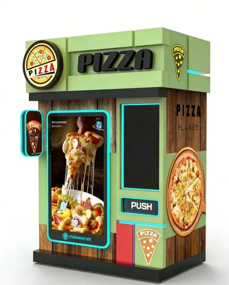 FL Customized Wholesale 24 Hours Hot Pizza Vending Machine with Baking Function
