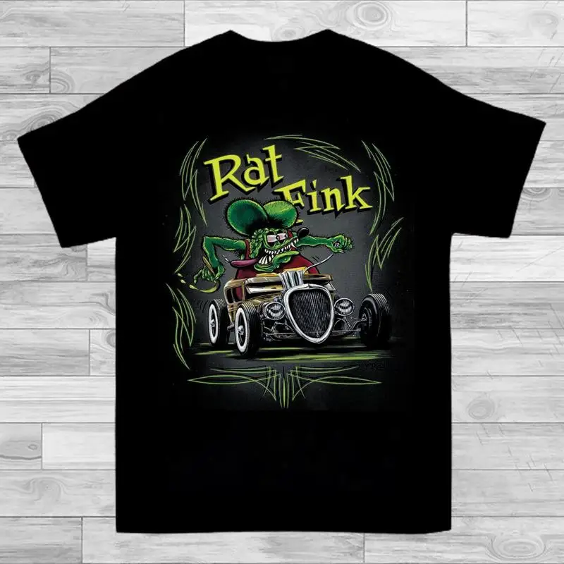 

Ed Roth Rat Fink T-Shirt Funny Short Sleeve Black Unisex S-5XL