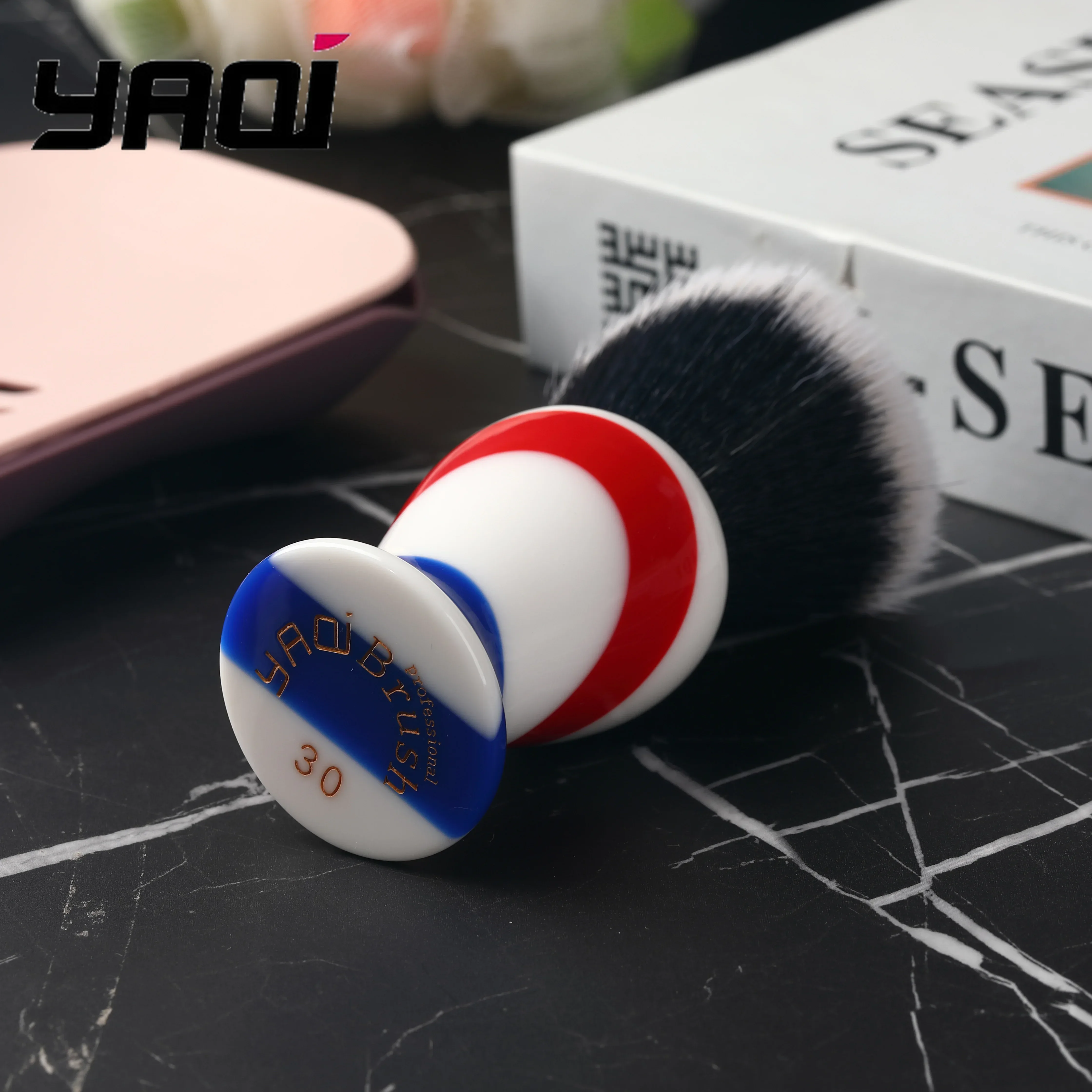 

Коллекционные бритвенные кисти Yaqi 30MM Monster Barber Pole Color 2026 года
