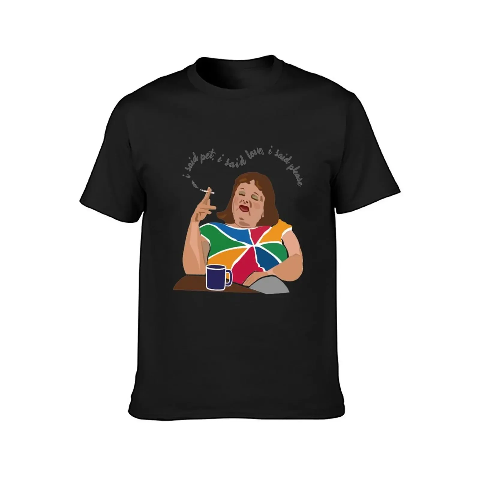 Lynne Postlethwaite, Magda Szubanski, Fast Forward, Australian comedy icon. _quot_I said pet, I said T-Shirt