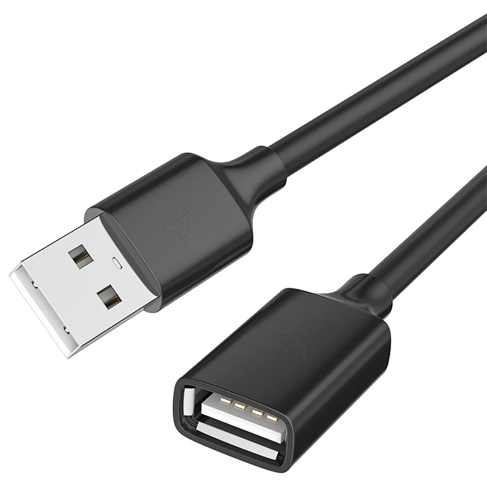 كابل تمديد USB ذكر إلى أنثى للكمبيوتر الشخصي TV كابل توصيل الهاتف المحمول A/F مروحة شحن البنك USB التوصيل واجهة لوحة المفاتيح مناسبة #2