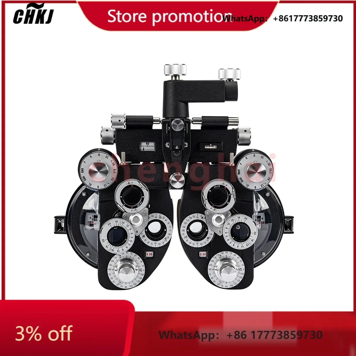 

CHKJ for Aist China Factory Wholesale Optics Instruments VT-10C Manual Phoropter for Selling Ophthalmic Manual Eye Tester
