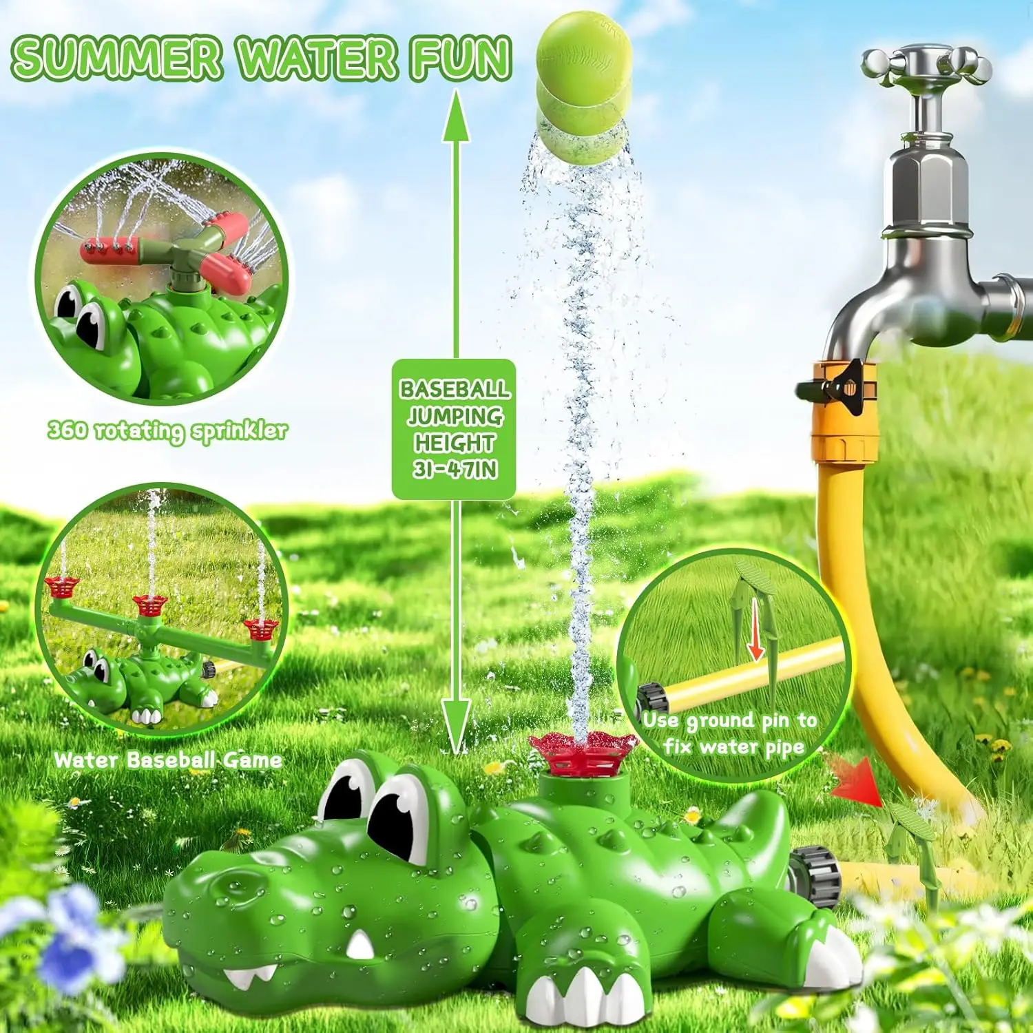 Kids Bathroom Big Fish Eat Small Fish Bath Game Crocodile Shark Clip Summer Water Play Puzzle Summer Bathtub Water Playing Toy