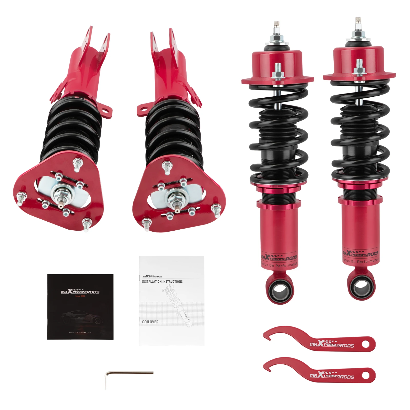 

24-полосные регулируемые комплекты койловеров для Toyota Corolla E140 E160 E150 E170 AZE141L, катушка с пружинной подвеской, амортизатор