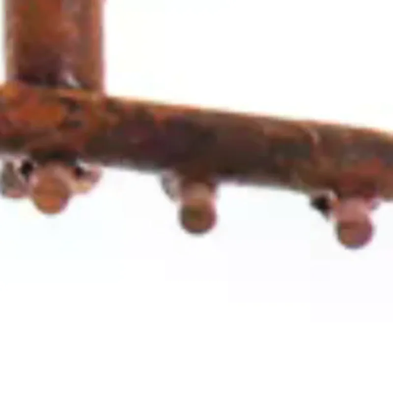 1:12 أدوات البستنة المصغرة لبيت الدمى، معاول معدنية، مجموعة أثاث الشوكة #1