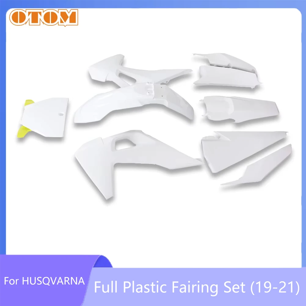 OTOM Fender Full Fairing Body Plastic Kits For HUSQVARNA FC250 FE350 FX450 TC125 TE150 Motorcycle Parts Mudguard 2019-2022