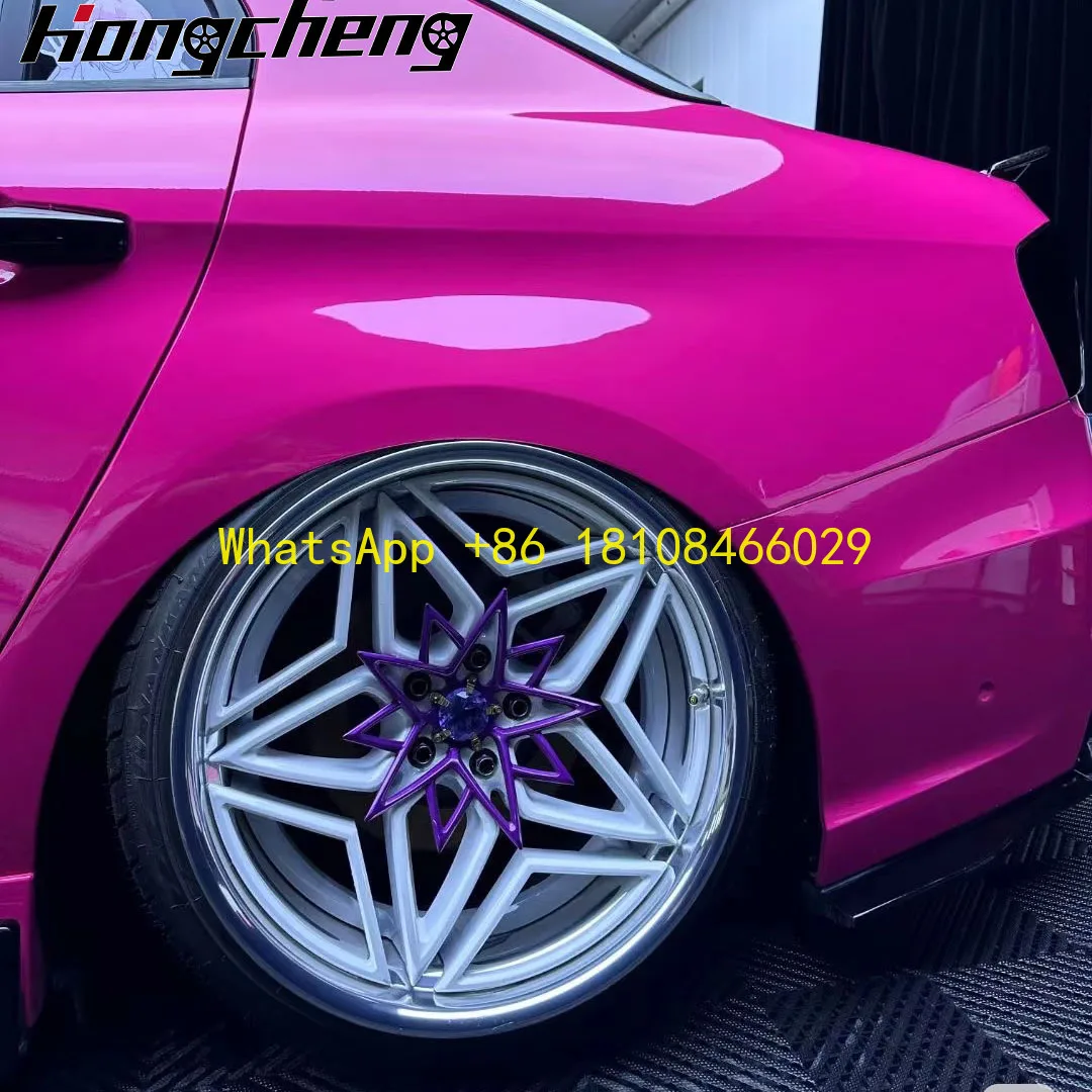 

Кованое роскошное колесо из 2 предметов из 3 предметов из алюминиевого сплава 5x112 5x114,3 5x120 18 19 21 22-дюймовый обод для Audi Lexu Is300 Jdm