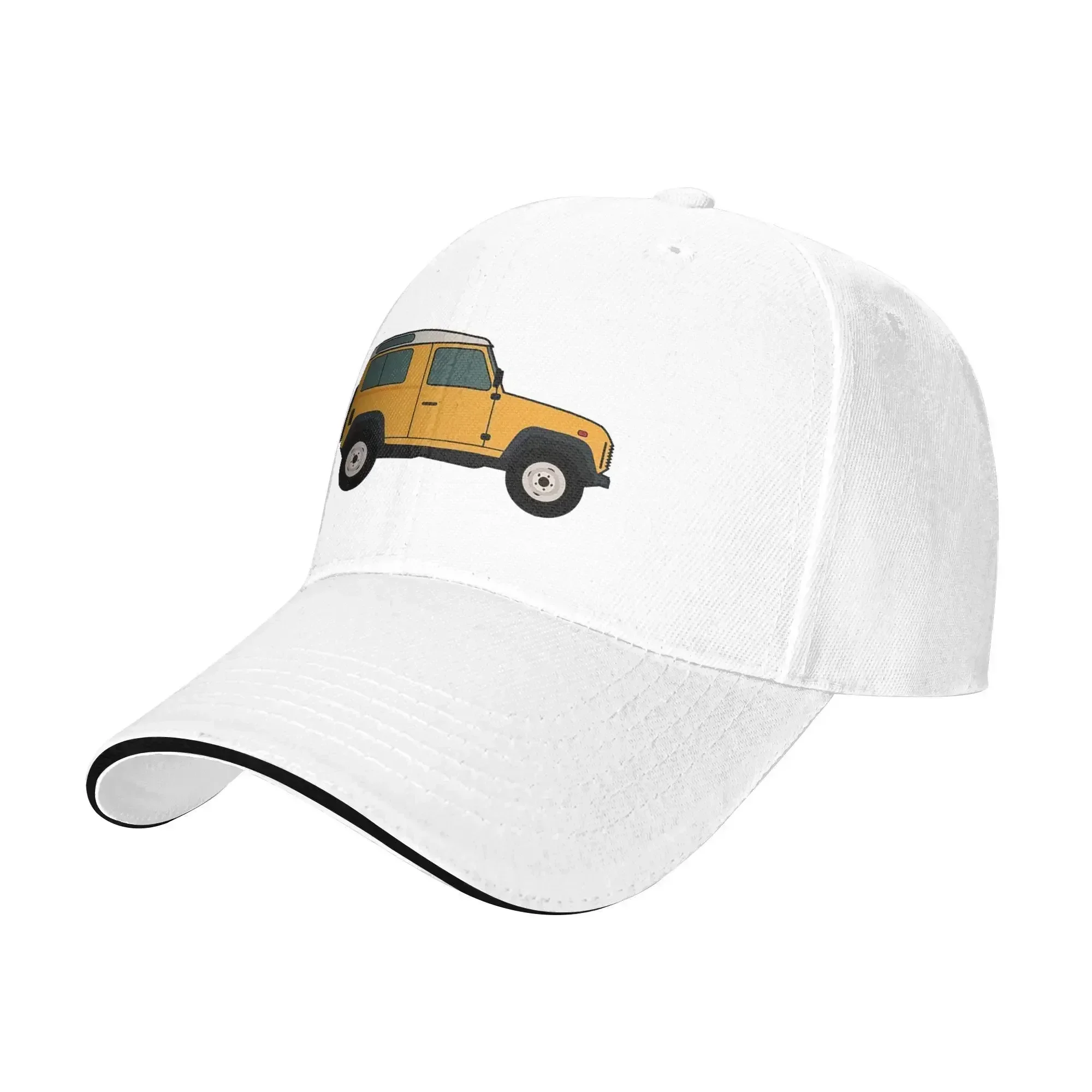 Yellow Defender off-road vehicle Cap Fashion Casual Baseball Caps Adjustable Hat Hip Hop Summer Unisex Baseball Hats