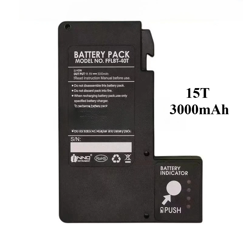FFLBT‑40 11.1V 3000/3800mAh Lithium Battery For INNO IFS‑15T IFS‑15M Dark Horse H9 Fiber Fusion Splicer Replacement Pack