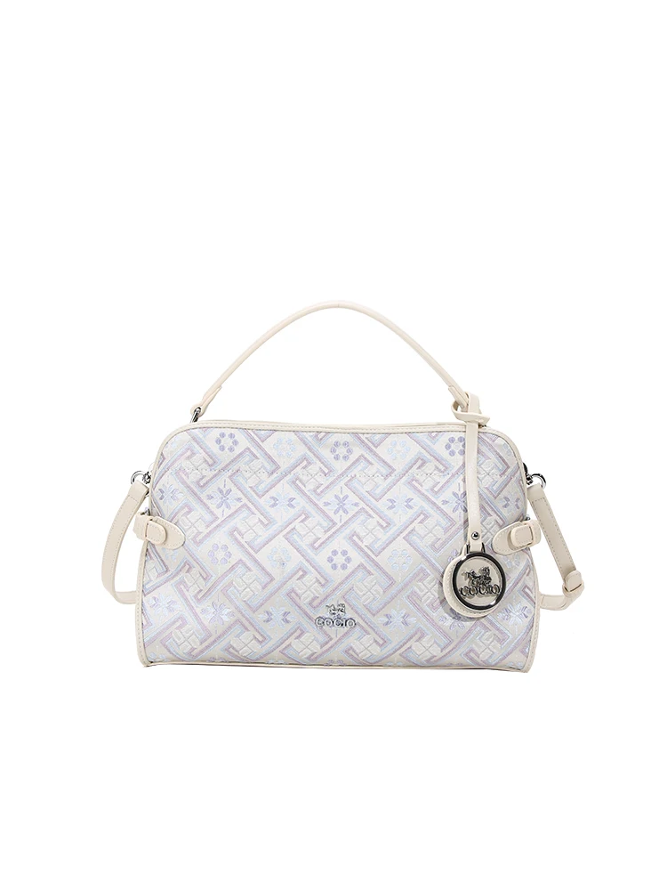 Bolso Tote Bordado Ma Jhosel, Bolso de Mano para Viajeros, Cuero Suave, Estilo Casual, Nueva Colección Verano 2025, Bolso d...