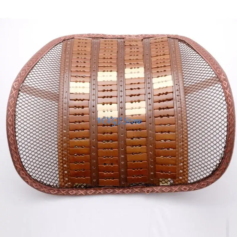

37JE Natural Bamboos Mesh Lumbar Backrest Cushion Suitable for Enhanced Comfort in and Offices and Office Worker