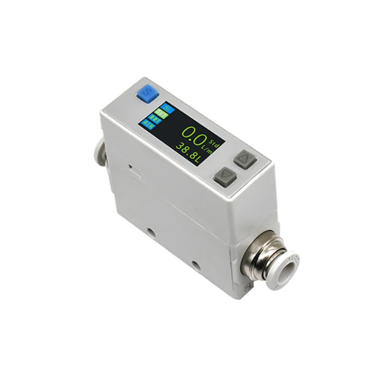 Thermal gas mass flowmeter Compressed air, flow switch