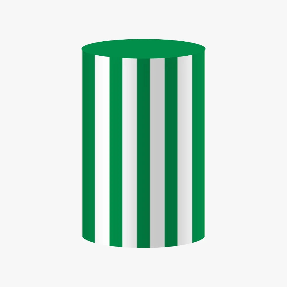 Football Cylinder Covers Backdrop Soccer Boys Birthday Party Decor Baby Shower Cake Stand Plinths Backdrop Pedestal Background