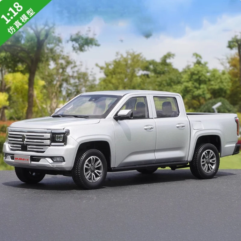 Diecast Alloy 1/18 Pickup Truck Transport Vehicle Car Model Metal Toy Collection Display Souvenir Kids Gift Collection