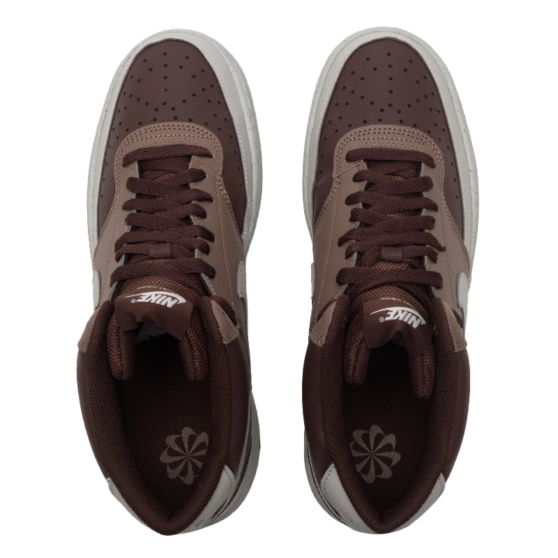 أحذية Nike (Nike) للرجال، أحذية رياضية، Court Vision Retro Fashion مبطنة متوسطة الارتفاع، أحذية كاجوال مريحة ومقاومة للاهتراء Dn3577-200 #3