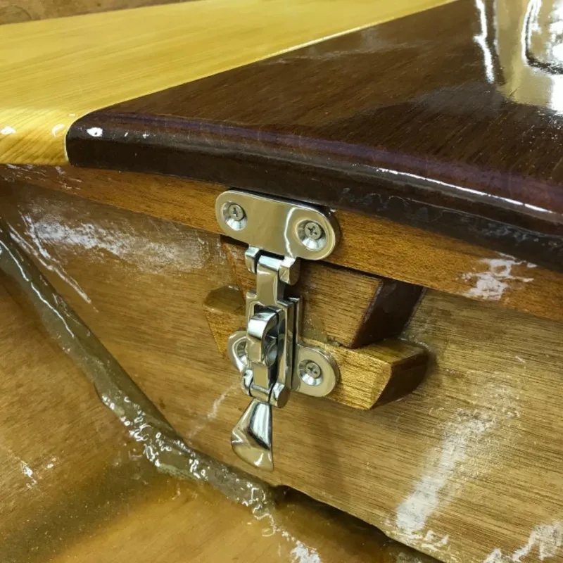 Marine-Edelstahl-Bootsklampe: Zubehör für Decksluke, Anti-Rassel-Verschluss und Befestigungsklammer – Detail 3
