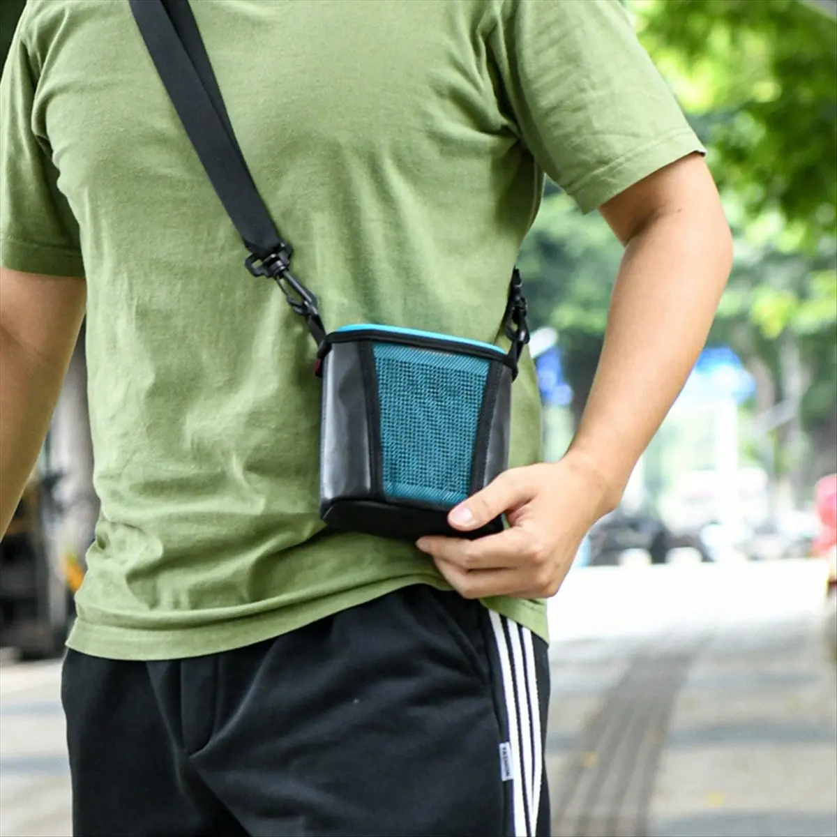 Portable Speaker Case for SoundLink Color 1/2 Sound Shoulder Travel Bag Speaker Storage Mesh Bag